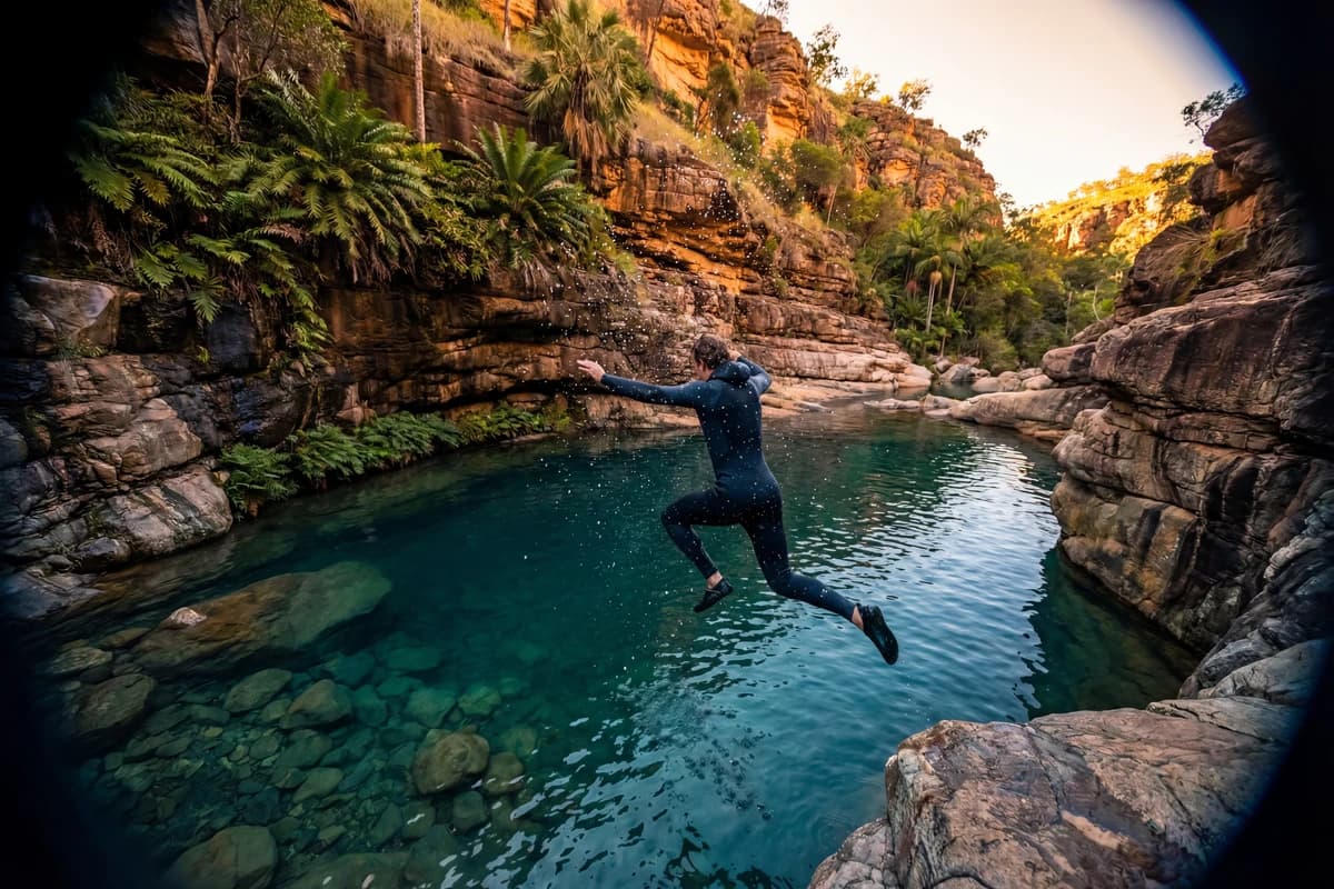 Sport campaign — canyoning, visual 4